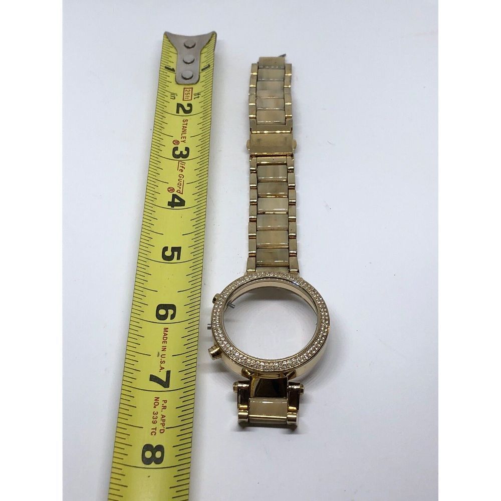 Michael Kors Watch Parts Stainless Steel Case Links Clasp Band 18mm L345